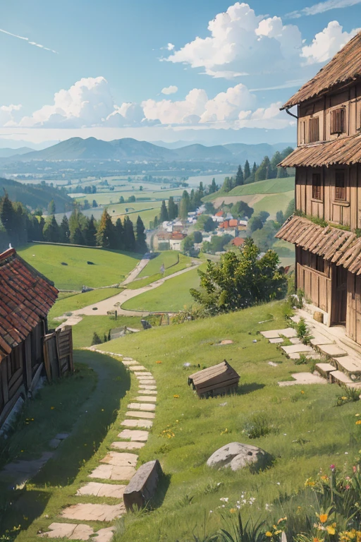 sprawling 10th century slavic village