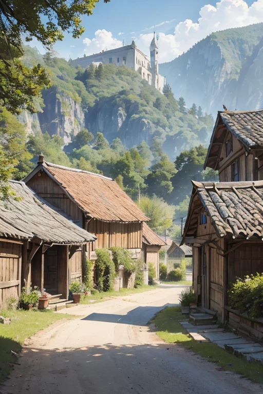 big 10th century slavic village, labirynthian 