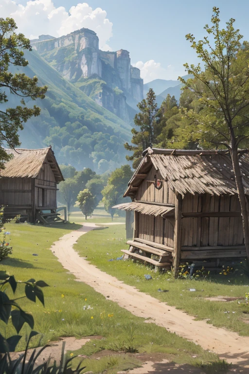 big 10th century slavic village, labirynthian