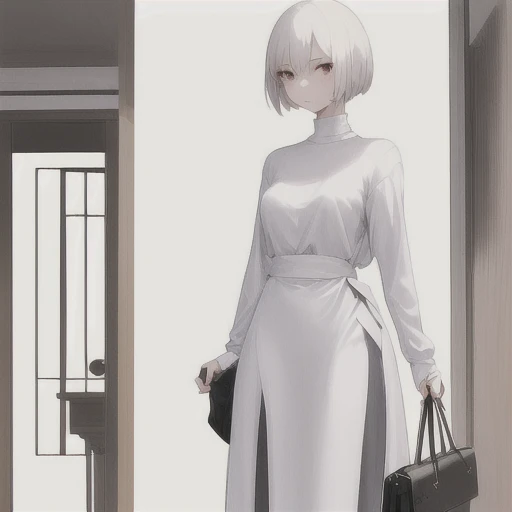 "A simple, sophisticated style. **Her** gazes at the viewer with a calm expression. Her posture is natural, and her personal items are minimal. Clothing and accessories are simple and highlight her personality and features.

Styles include **Kushert Krenzky art, Fay Knight style anime style, Kanna Hashimoto style, Miho Yoshioka style feminine style, real anime 2.5D style, and real anime girl style**. We use high-definition official artwork and highly detailed and elaborate fan art trending on Art Station and Pixiv as references. The quality of the artwork is **golden ratio 1.2 and picture board 1.3**, aiming for **absurd, top quality, realistic, ultra-realistic, ultra-detailed illustrations**. Faces are **high definition** and lighting is perfect. Resolution is **8K, ultra high resolution: 1.2, high resolution (HD, 4K, 8K, 16K, etc. selectable)**. Color bit depth is **24-bit and 48-bit**."
