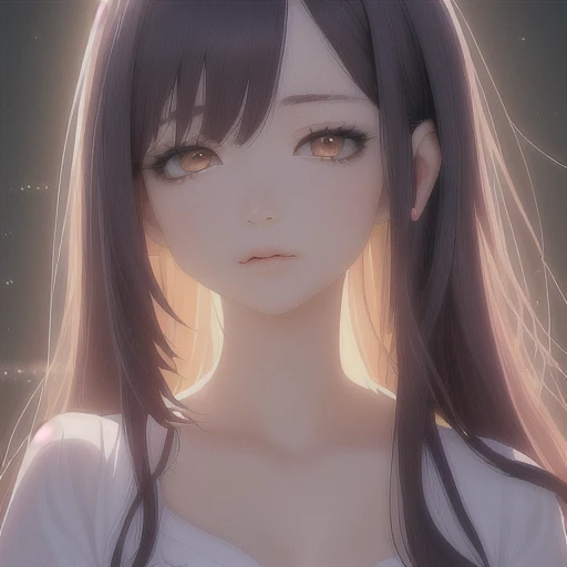"A simple, sophisticated style. **Her** gazes at the viewer with a calm expression. Her posture is natural, and her personal items are minimal. Clothing and accessories are simple and highlight her personality and features.
Styles include **Kushert Krenzky art, Fay Knight style anime style, Kanna Hashimoto style, Miho Yoshioka style feminine style, real anime 2.5D style, and real anime girl style**. We use high-definition official artwork and highly detailed and elaborate fan art trending on Art Station and Pixiv as references. The quality of the artwork is **golden ratio 1.2 and picture board 1.3**, aiming for **absurd, top quality, realistic, ultra-realistic, ultra-detailed illustrations**. Faces are **high definition** and lighting is perfect. Resolution is **8K, ultra high resolution: 1.2, high resolution (HD, 4K, 8K, 16K, etc. selectable)**. Color bit depth is **24-bit and 48-bit**."