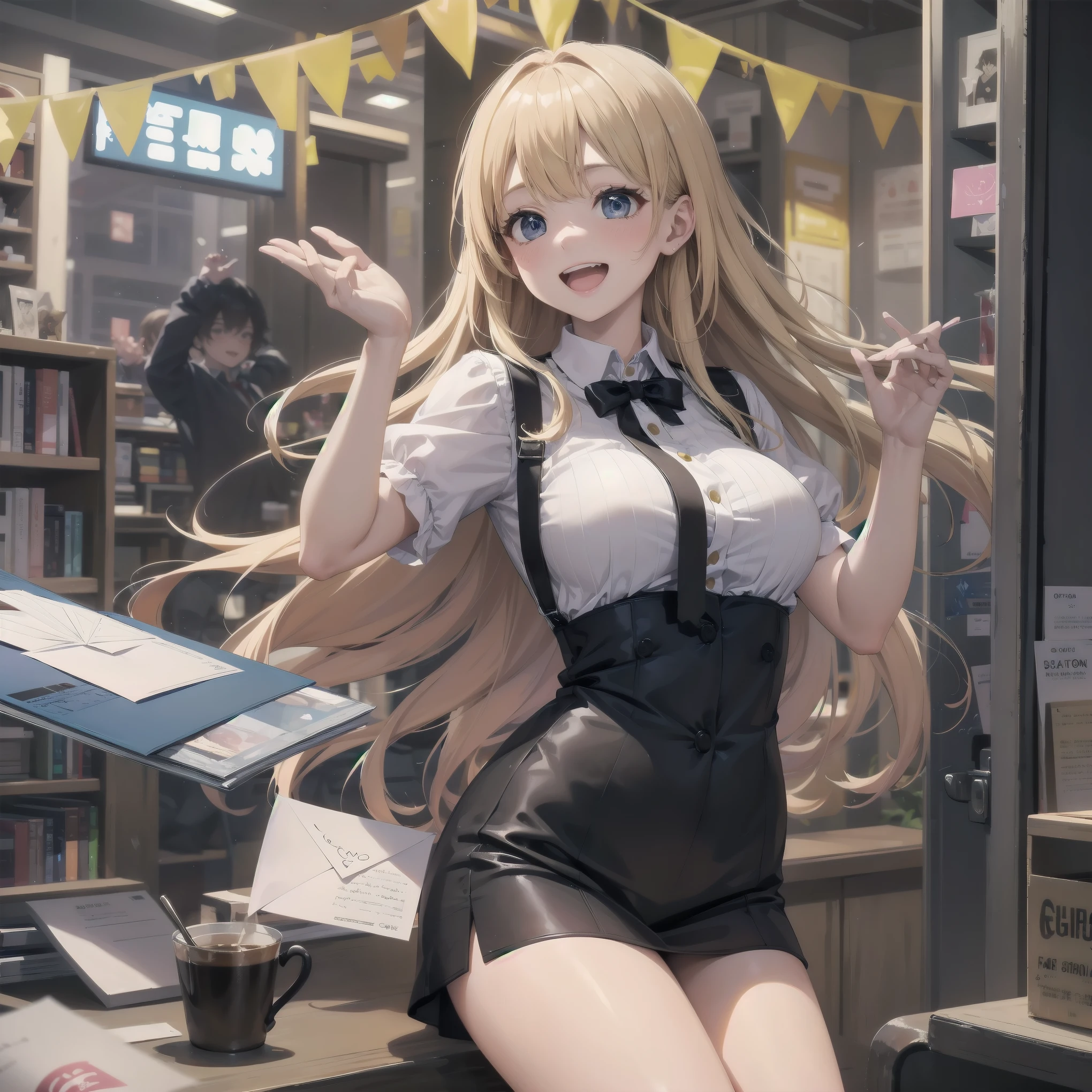 happy
The news of her acceptance: her face lit up the moment she opened the letter. 'I am so happy!' she exclaimed, holding the letter of acceptance high in the air. It was the moment her long efforts finally paid off.