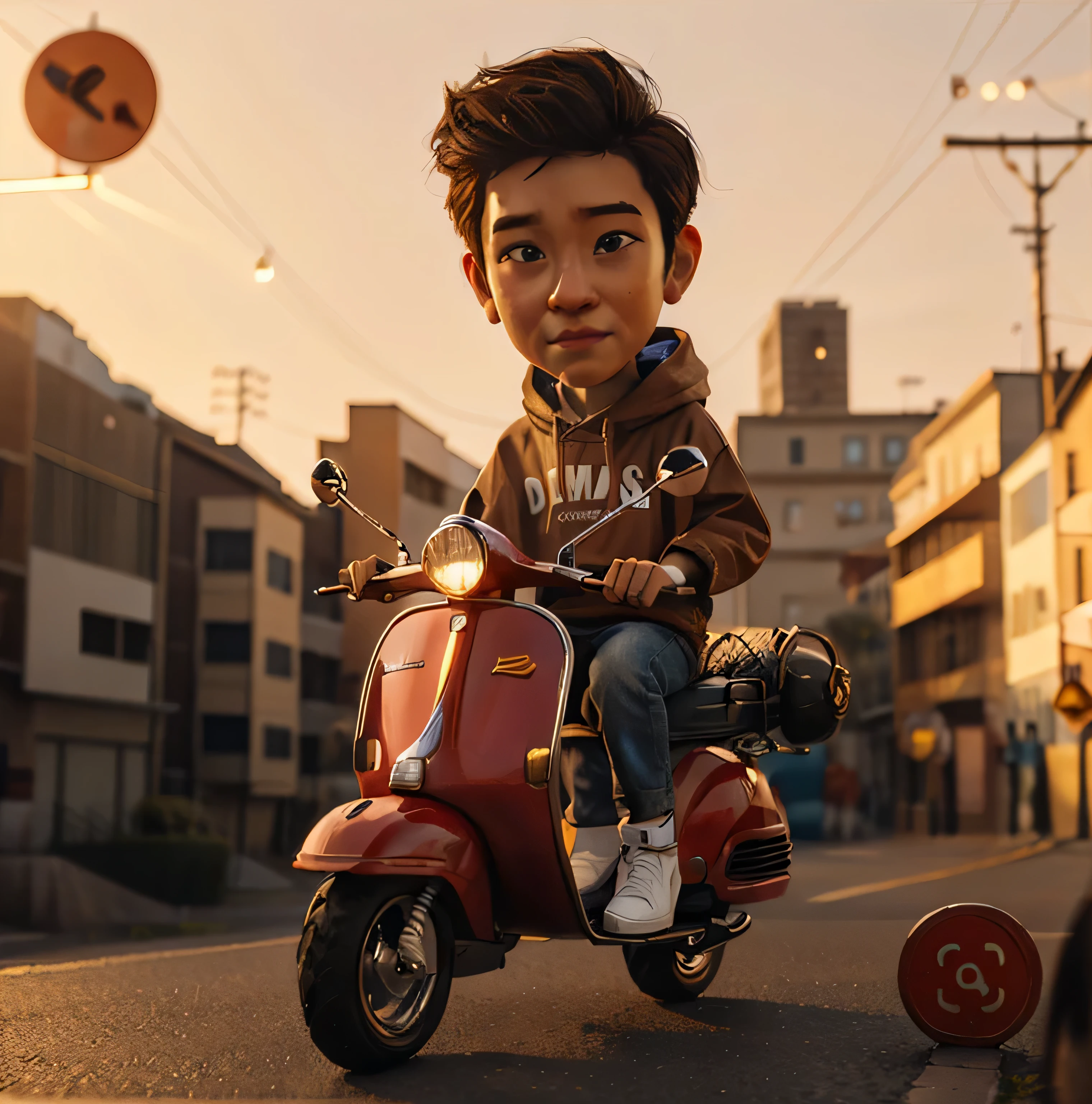 Upscale the image in 8k resolution dont change face , backgroung change