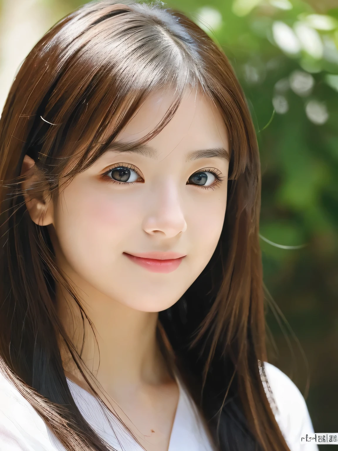 (((32k,high details,high detail、masterpiece,attention to detail,alone))),Raw photo & realistic atmosphere,beautiful dark blue eyes,detailed mouth,glossy lips,thin eyebrows,fine eyes、Soft white skin that shines in every detail、her deep black eyes are so beautiful,lip details、very beautiful face,very well-shaped face、lifelike face,shining beautiful lips,beautiful eyebrows,infinite reality, Realistic young gravure idol,she'she'she'she'she'she's a very cute woman , young gravure idol, young gravure idol, Very beautiful and cute 21 year old beautiful girl,incredibly beautiful and classy,21 year old beautiful girl,natural soft light,(shiny hair,,Beautiful and kind eyes:1.5),gentle smile,well-shaped chest,medium long hair,tie hair,beautiful posture,no makeup,think ahead,A little camera gaze,