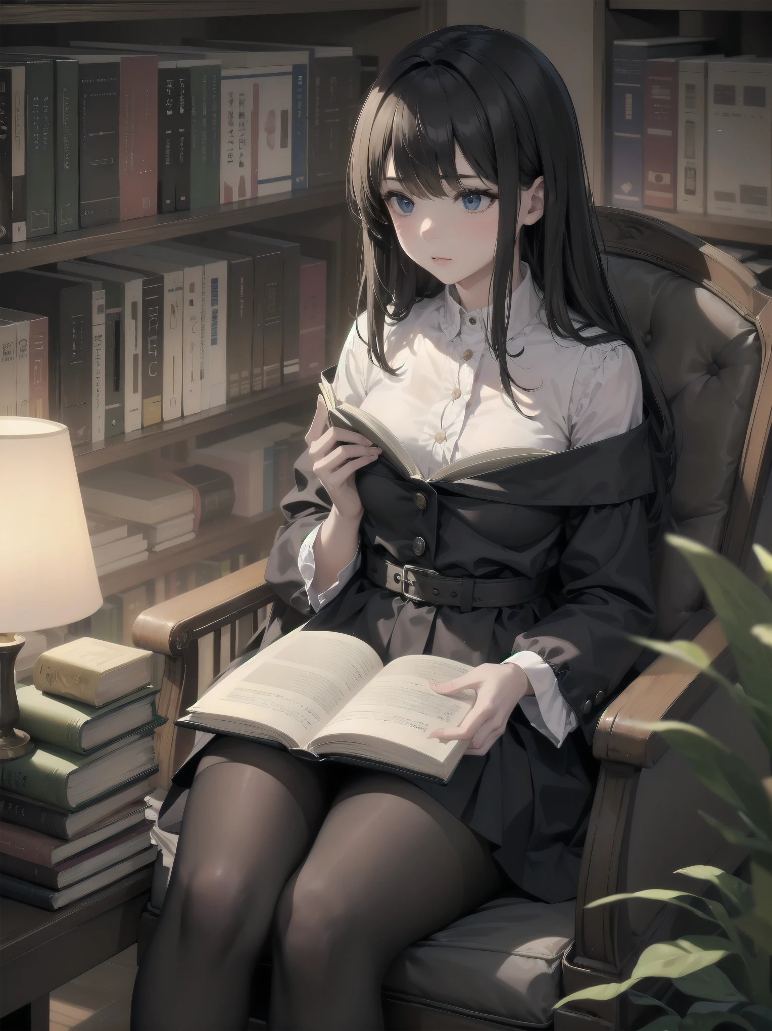 indulgence
Quiet reading: in a corner of the library, she was immersed in a new novel. Her hands never stop turning the pages and she murmurs to herself, "This is true savouring". For her, reading was the greatest pleasure.
