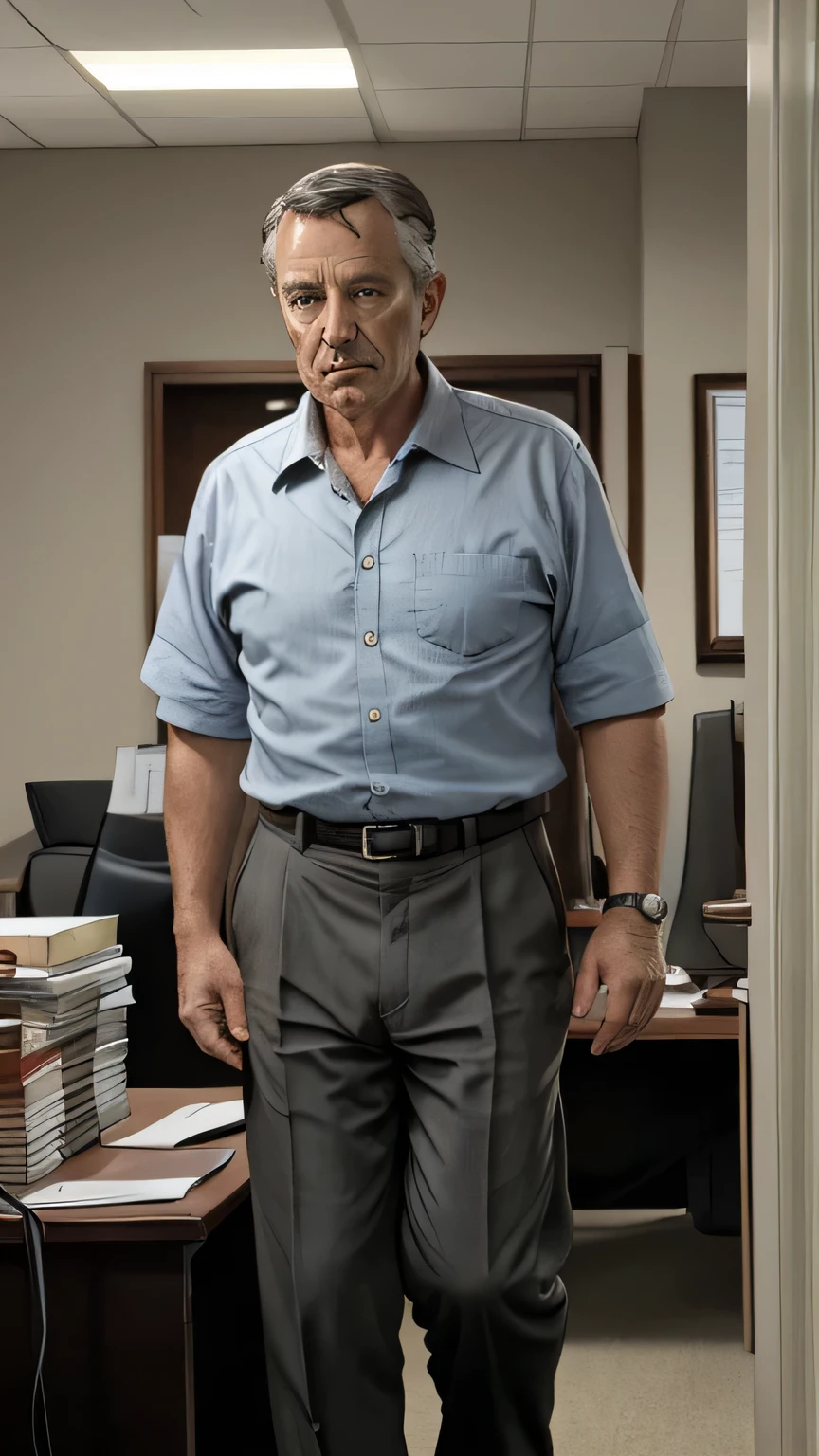 <lora:Untied_Tie:0.8> man, (2nt13:1.4), necktie, professor sitting in his office, DILF, spread legs, dress pants, dress shirt, cinematic lighting