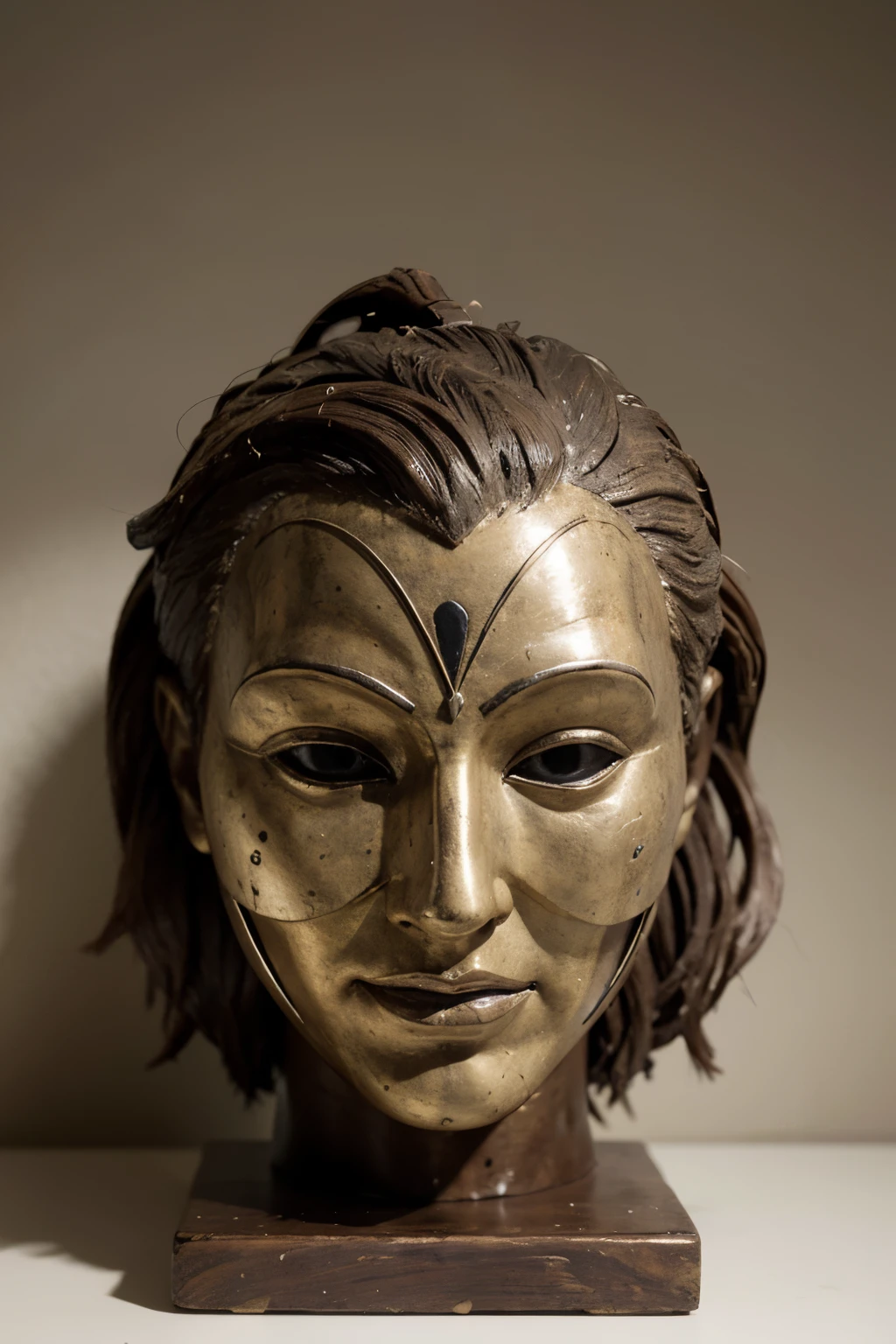 "The mask of success": A sculpture of a mask representing success. The mask may be cracked or broken, Revealing the reality of life after college.