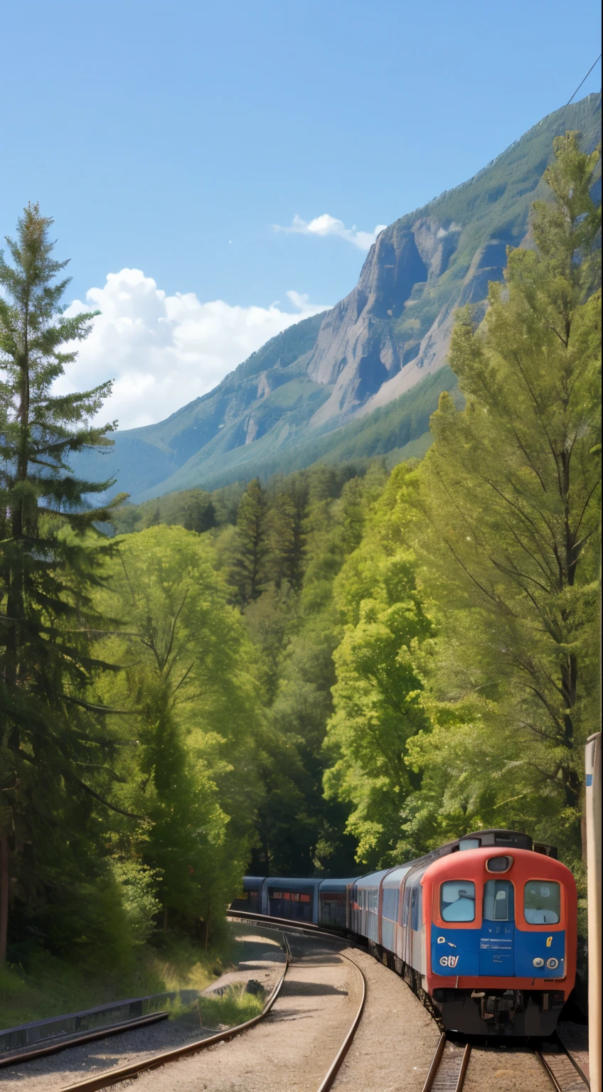 magnificent mountain々，Travel preparation，big back，train