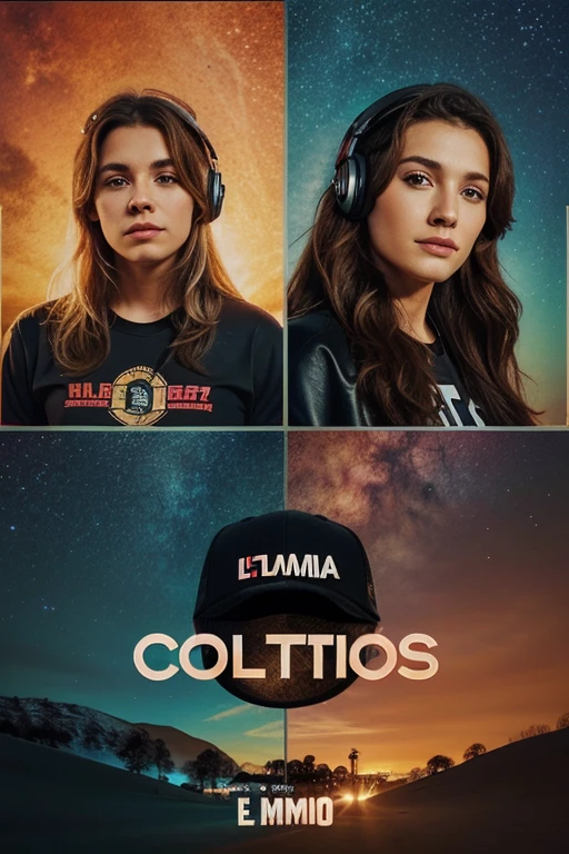 crie para mim,uma logo profissional para capa do youtube com o tema musica country,com elelmnetos que estejam ligados com o tema country.