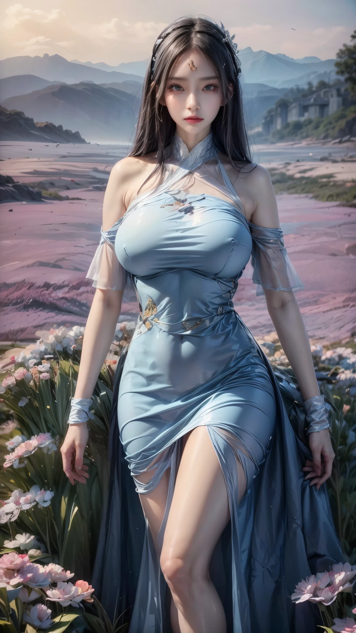 realistic, 1gril, per HD, 12k, wearing Allstars shoes, slim body, rather big body, six pack body, big round breasts, no clothes, beautiful breasts, looking at the camera, sitting on the sofa, long black hair, facial details, detailed person, body details, clothing details, hair details, body details, body details, breast details, vagina details, clothes, eye details, sweat details, water details, pose (knees bent and legs wide apart) whole body