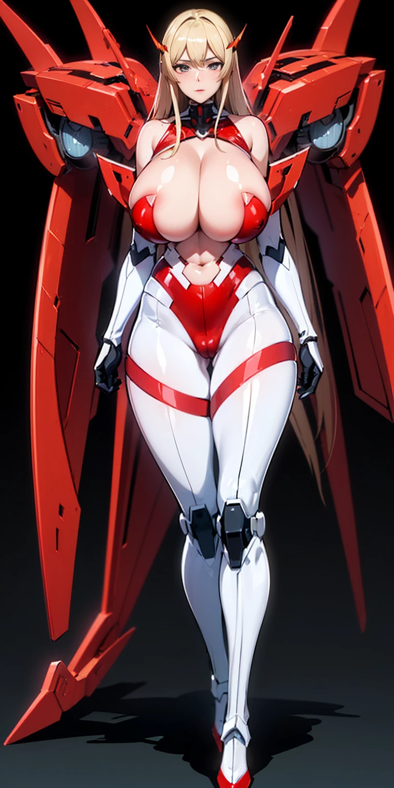 (BLACK BACKGROUND)) (1GIRL, ALONE, SOLO), (super detailed face), (Phoenix helmet: 1), (BIG BUTTOCKS, 11 LINE ABS, CLEAVAGE, HUGE FAKE BOOBS: 1.5), (MECHA GUARD ARM:1.3), (RED SHINY MECHA CYBER ARMORED, MECHA SKINTIGHT SUIT PANTS, MECHA GUARD ARMOR LEGS, HIGH HEELS:1.5), (THICC MUSCULAR FEMALE BODY, GLOWING SKIN, SEXY LONG LEGS: 1.1), (LOOKING AT VIEWER:1.3), (female focus:0.886), (WALKING DOWN ON BLACK BACKGROUND:1)