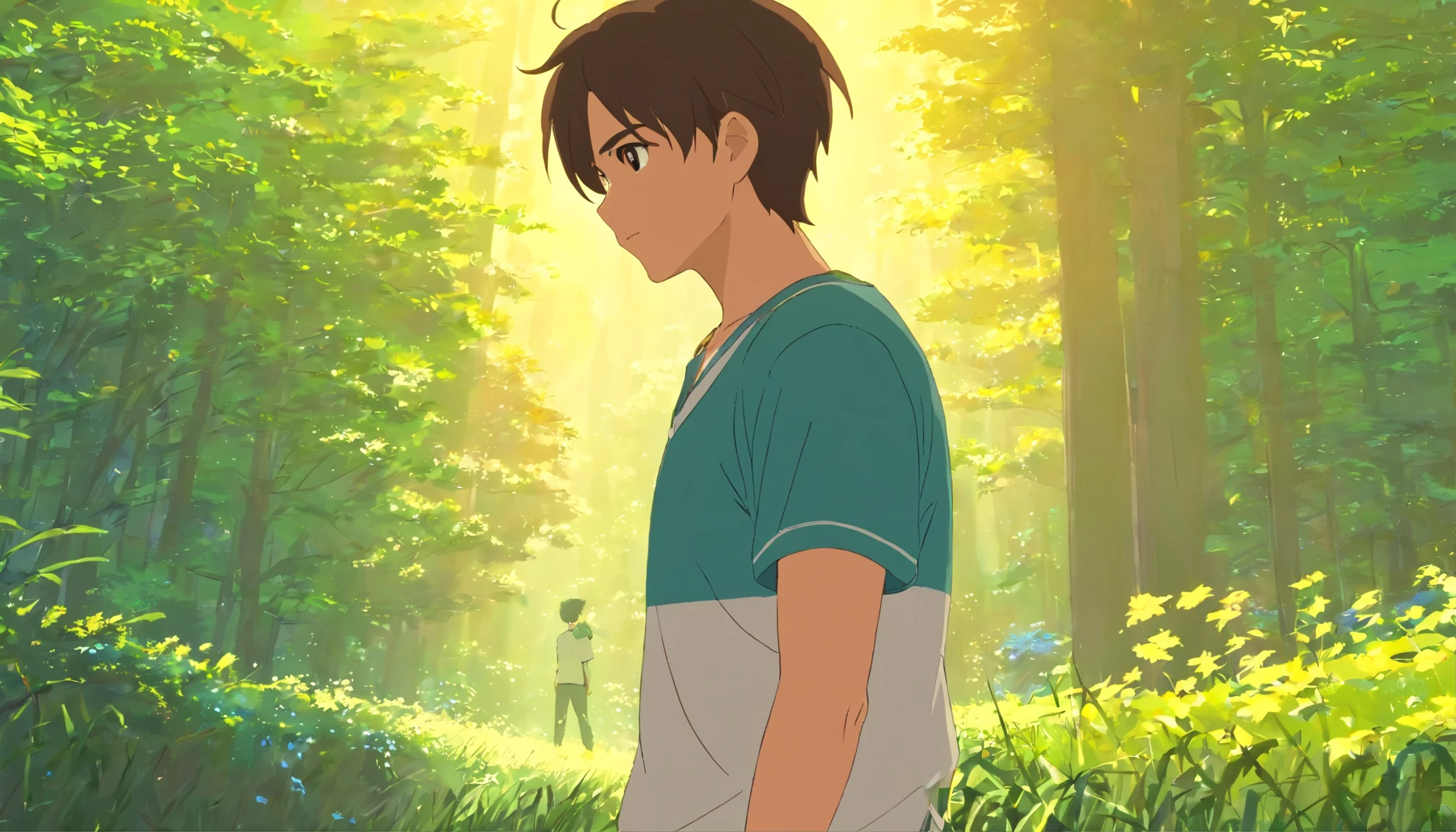 makoto shinkai,makoto shinkai&#39;style,50s male father,gentle gaze,loneliness