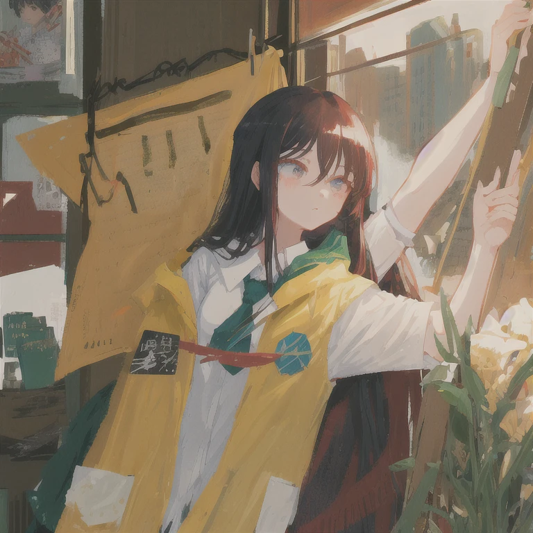 My heroine is the academic girl ,long hair,White eyes ,Neji Hyuga