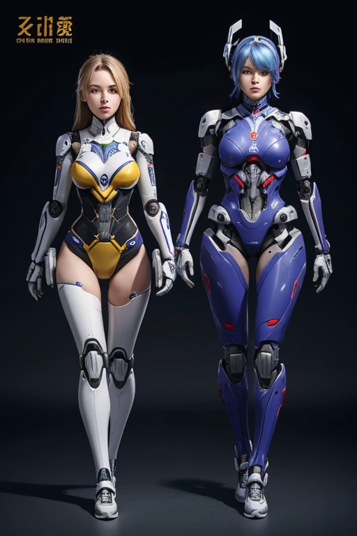 lots of female robots
whole body mechanics
Everyone looks like this from the neck down々Colored internal skeleton
ball joint
The internal skeleton is packed with machinery.
There is not much difference in height
pointed feet
Are standing
Inside the Institute