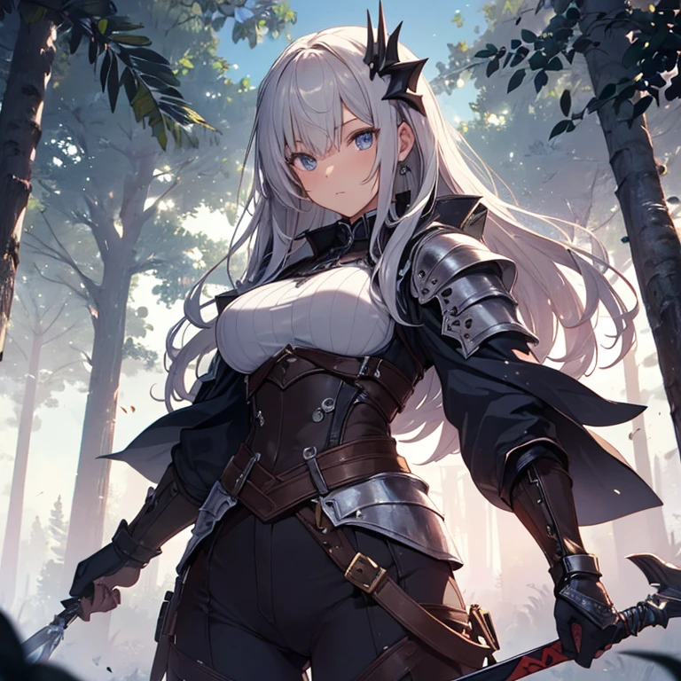 full_body,armor_bikini,armor_gloves,armor_boots,garter_belt,necklace,earrings,pubic_tatoo,moonlight,starlight,forests,stary_sky,beautiful_sky,beautiful_forests,fog,blush,night,campfire,sitting_on_chair,beautiful_black_and_bronde_multicolored_hair,beautiful_yellow_eyes,1_beautiful_girl,cute_face,pretty_face,beautiful,perfect_quality,perfect_anatomy,perfect_body,masterpiece,