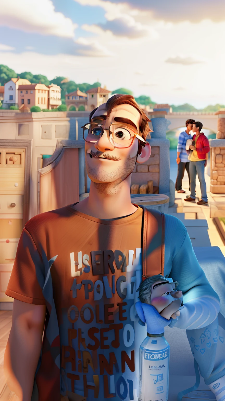 casal romantico, igual aos filmes Disney Pixar