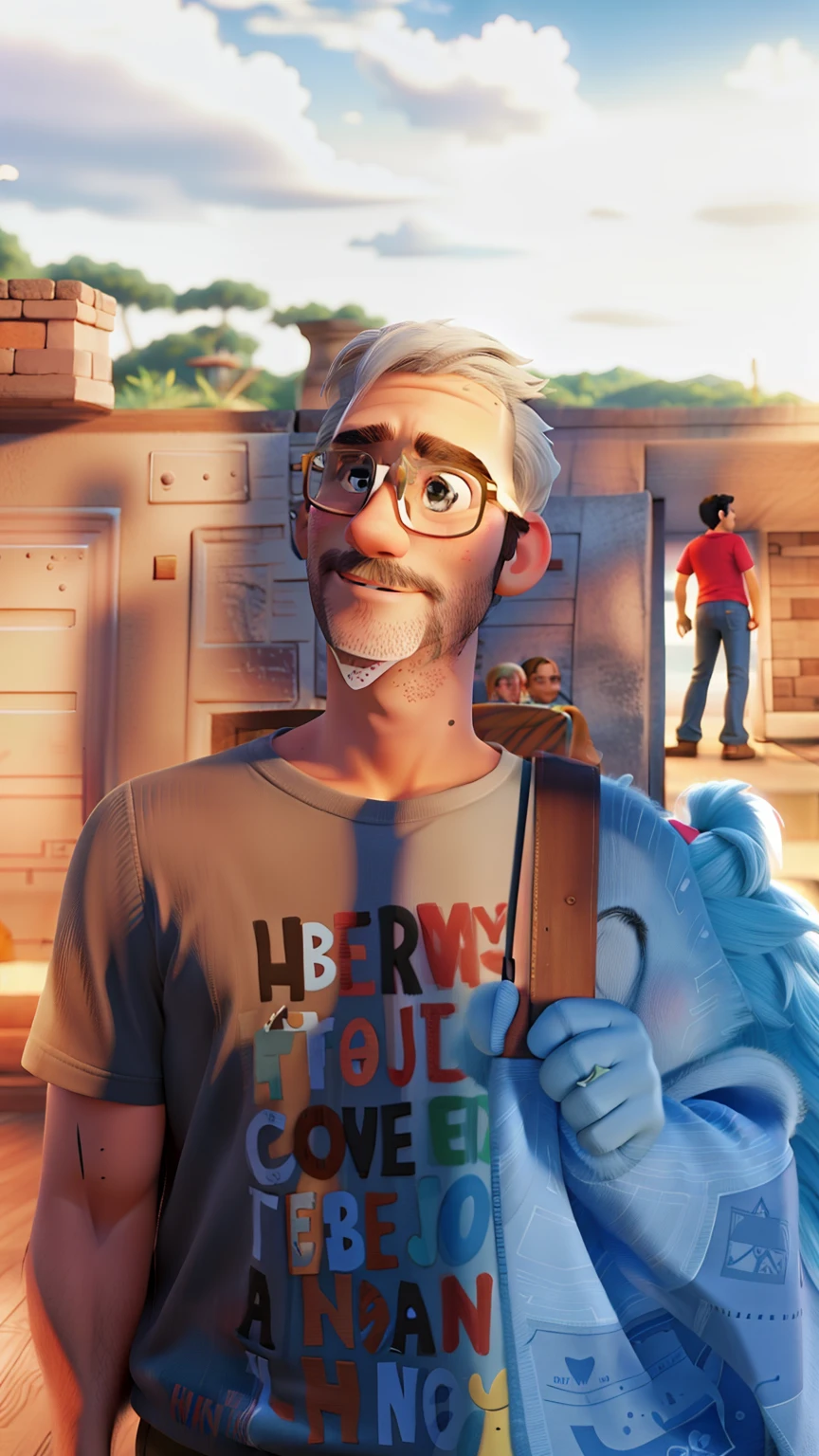 casal romantico, igual aos filmes Disney Pixar