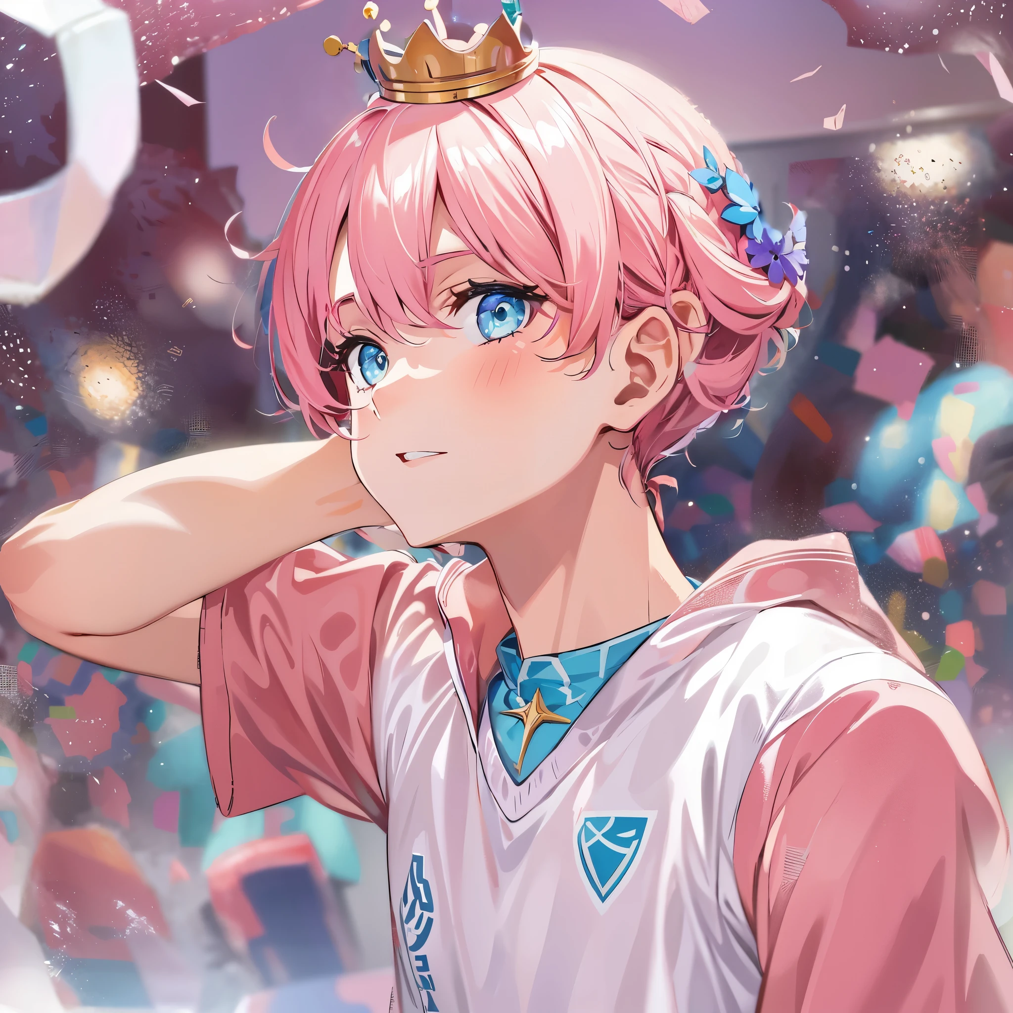 crown over the head