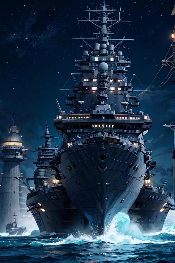 Naval futuristic Battleship