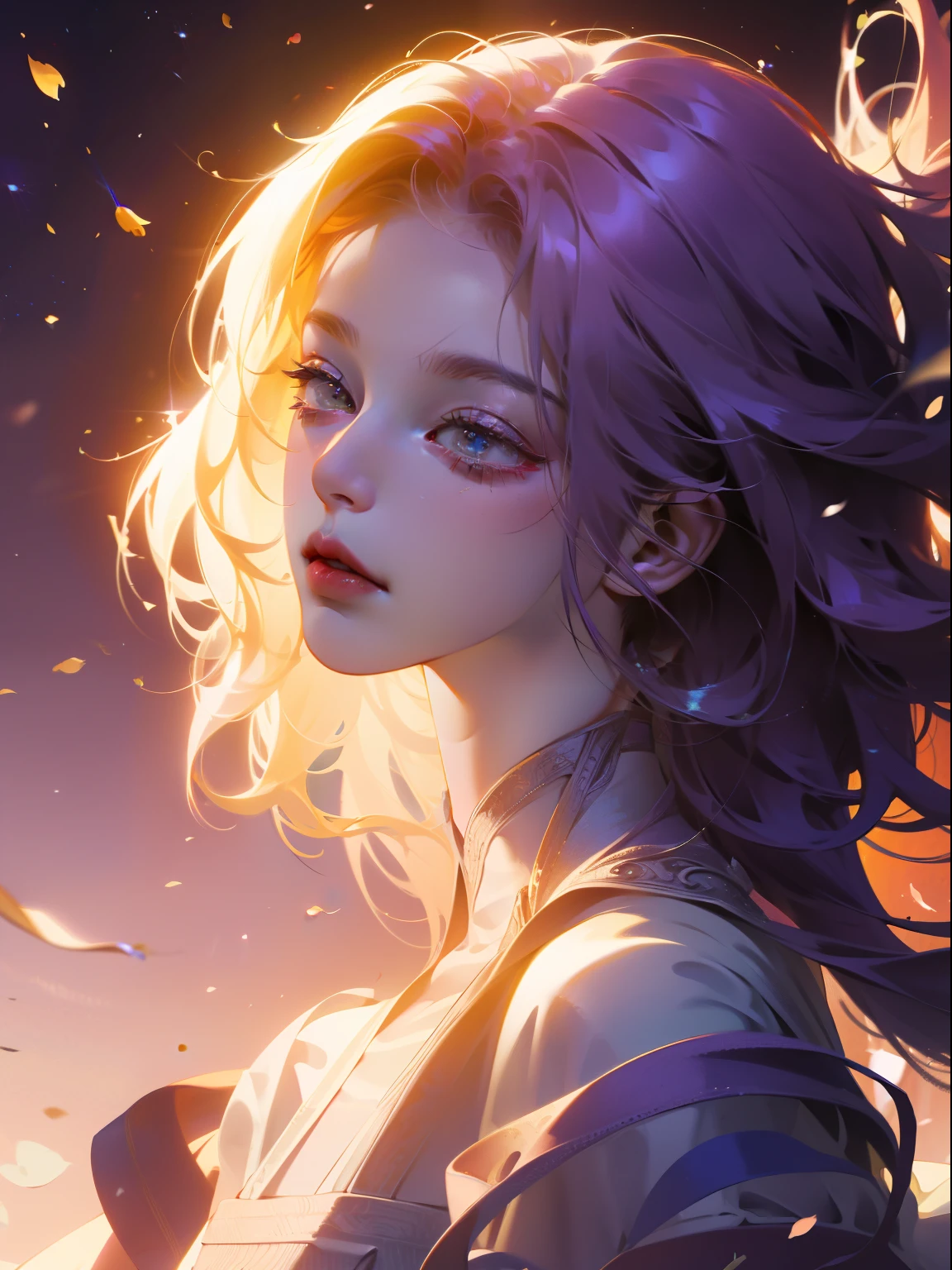 {{{masterpiece}, }}, {Extremely detailed CG unified 8k wallpaper}, Astonishing, fine details, alone, {{flowing hair}, }, {{Cherry blossoms}, }, outdoor, Sky, {{Wind}, }, Detailed background, Beautiful and delicate eyes, perspective:evening dress:0.3, split, bright pupils, {{whole body}, }, dynamic poses, Dynamic angle, split, looking at the audience, Detailed clothes, movie lighting, close up, best quality