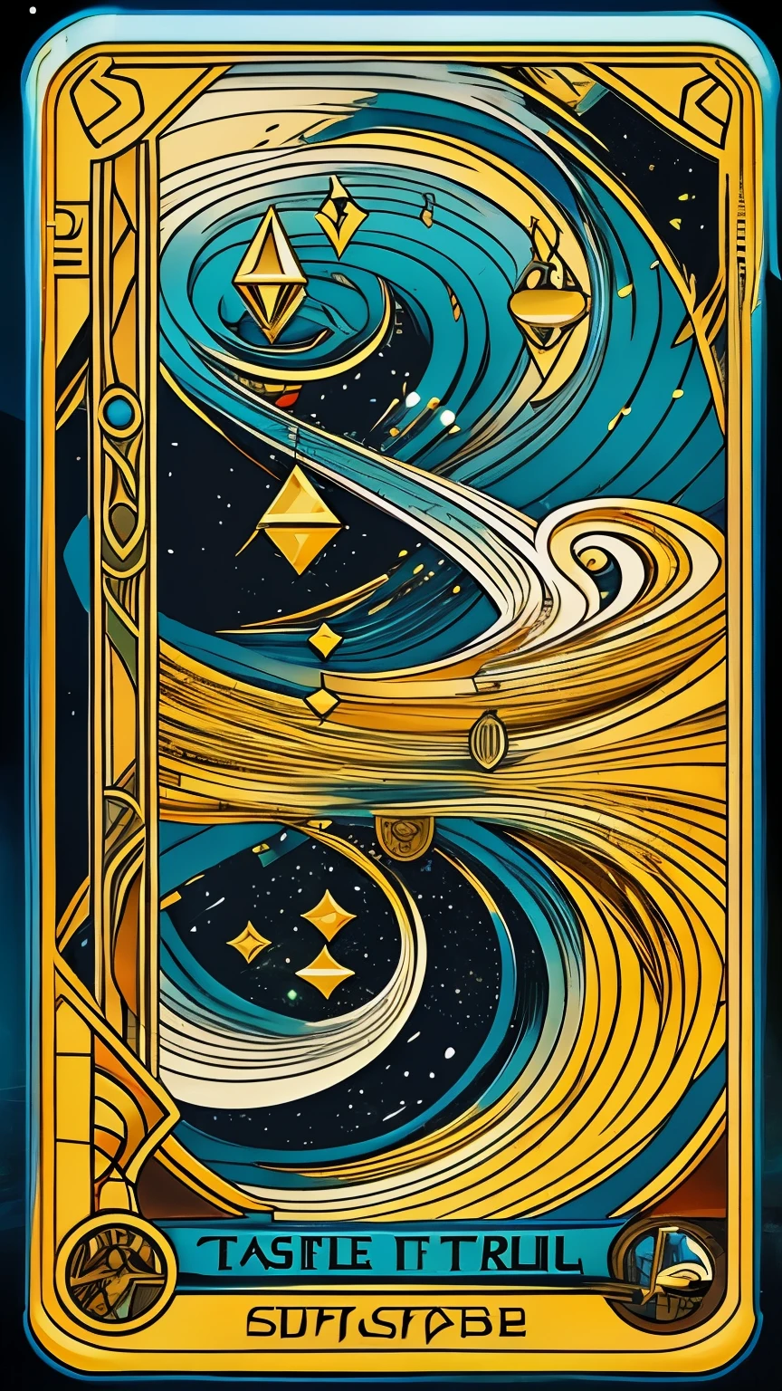 best quality, super fine, 16k, the Tarot of Oppositions and the Spiral Tarot are fighting, the cause is unknown, background simple color
