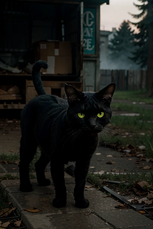 A zombie cat