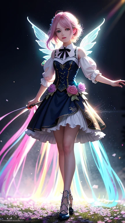 Art Master Splash Spray Rainbow Opal Prisma Sakuraoil Color Trickle Application,steampunk celestial ethereal ghost fairy, high dynamic range, Ultra high detail, center, Bokeh, lens flare, foggy dusk, bloom, light bloom, movie lighting, high dynamic range, depth of field, full pose