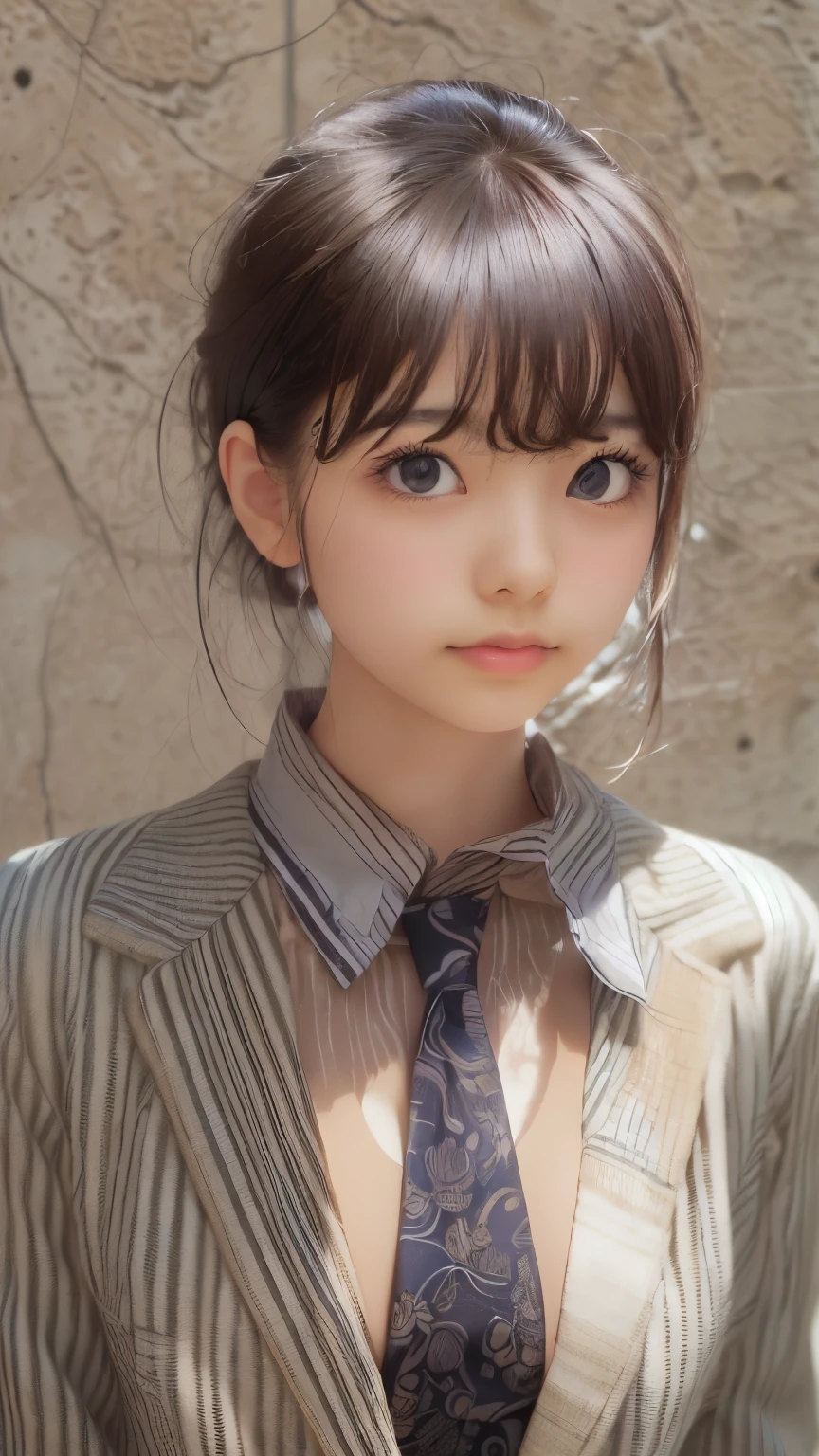 ((sfw: 1.4)), ((detailed face,  professional photography)), ((sfw, office lady, suit, extra short hair, sidelocks-hair, 1 Girl)), Ultra High Resolution, (Realistic: 1.4), RAW Photo, Best Quality, (Photorealistic Stick), Focus, Soft Light, ((15 years old)), ((Japanese)), (( (young face))), (surface), (depth of field), masterpiece, (realistic), woman, bangs, ((1 girl))
