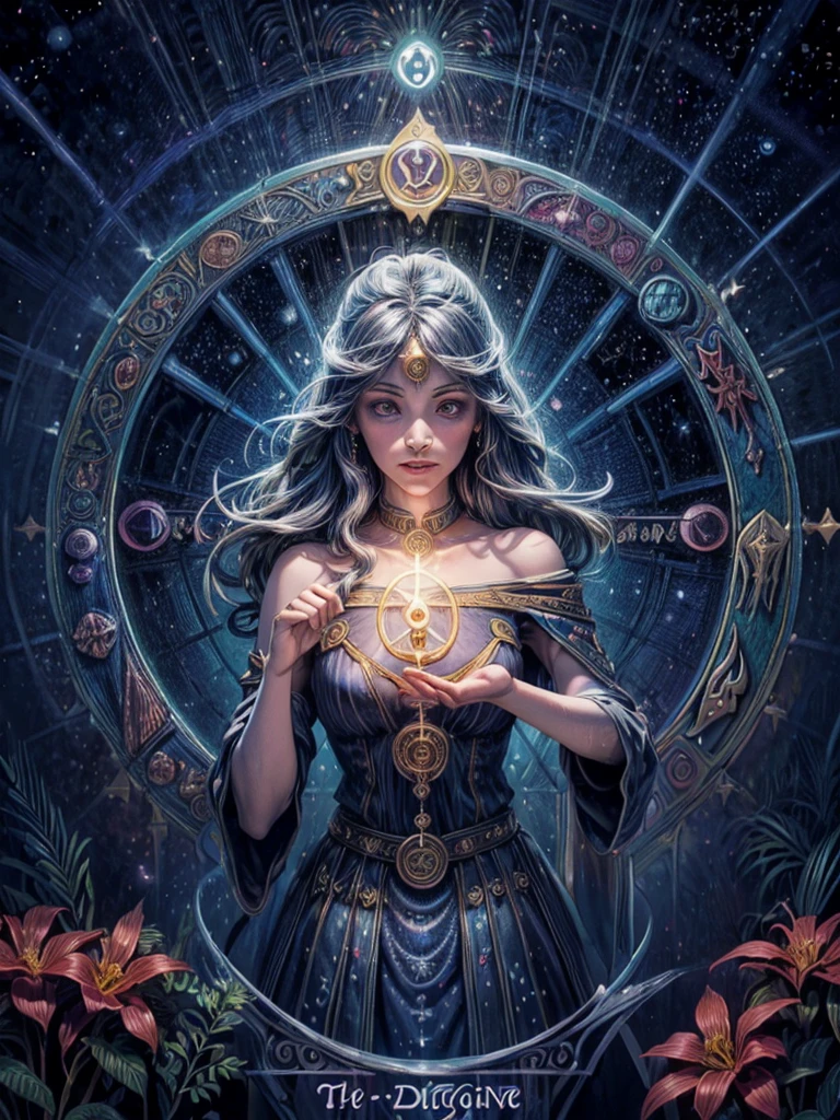 (best quality,highres,ultra-detailed,realistic:1.37),tarot card - SeaArt AI