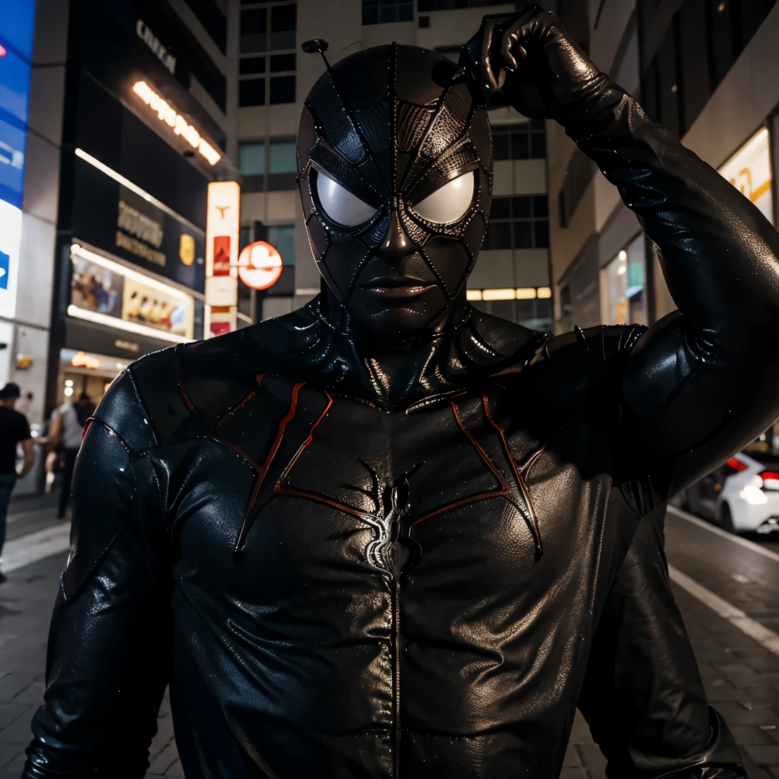 Homem aranha na cidade