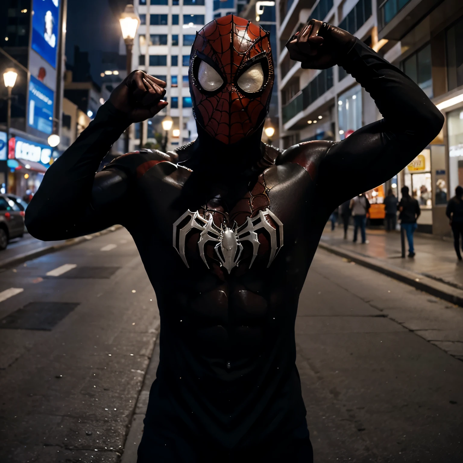Homem aranha na cidade