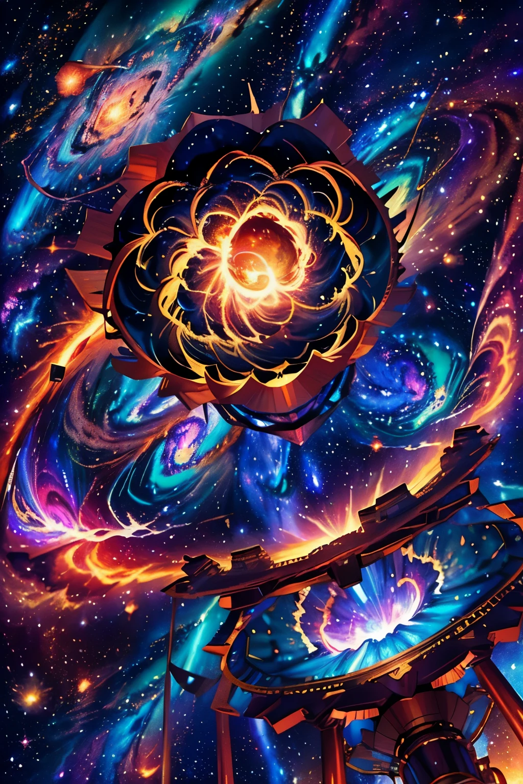(NSFW, (((Masterpiece, Supernova Explosion, Photorealistic))), Explosive energy, Radiant glow, (nffsw, 8K Wallpaper, High resolution), Detailed textures, Cinematic lighting, Realistic 3D rendering, Cosmic event, Galactic phenomenon, (Extreme close-up: 0.5), (High angle view: 1.5), (Dynamic, Intense, Intense), Star birth and death, Cosmiccone, Nebula clouds, Swirling gas, Radiant colors, (Star shrapnel: 1.0), (Background: Milky Way: 1.5), (Explos
