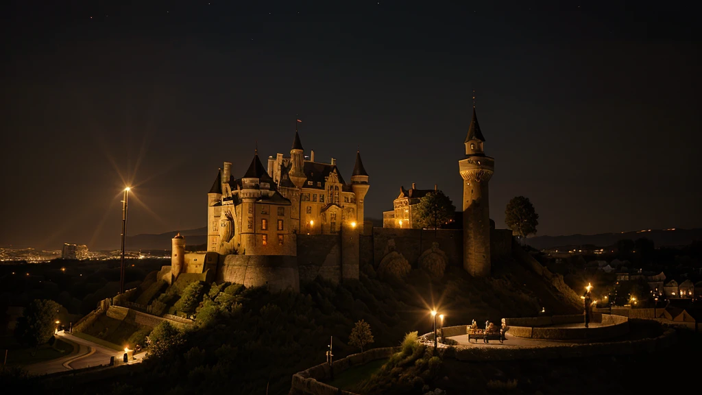 oldy classic castle (brownish) night versin