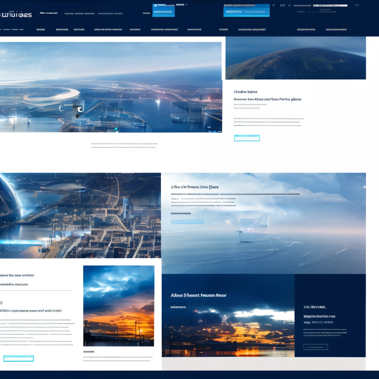 an futurisitc design website design theme based ai art, digital art
