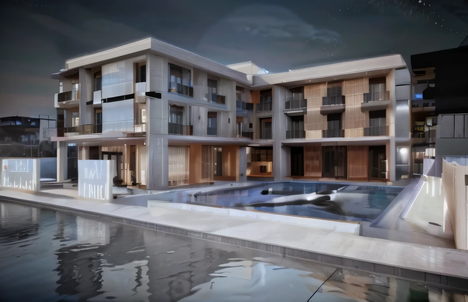 modern architecture, high quality, 8k, realistic