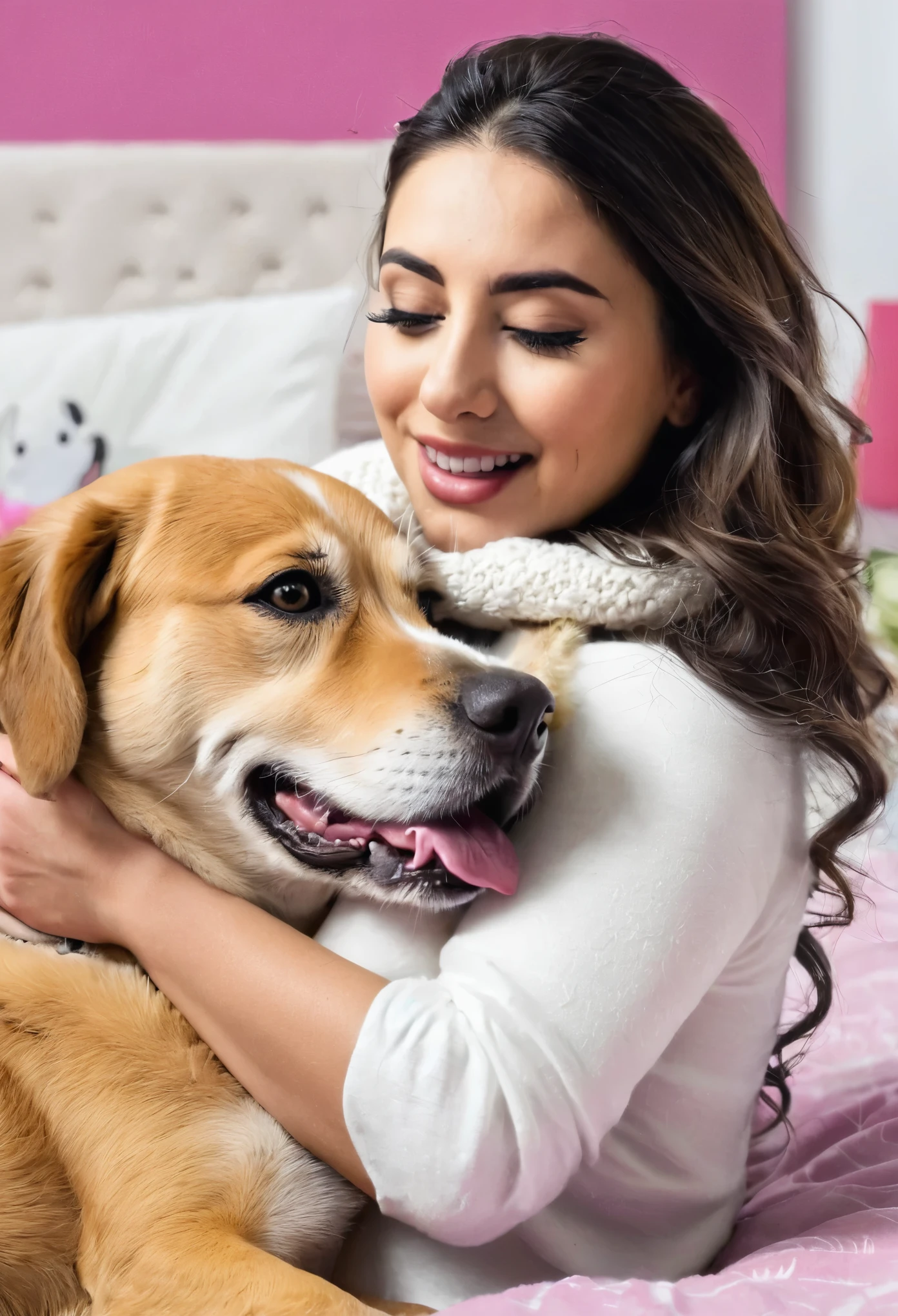 Crea una chica siendo follada por un perro 