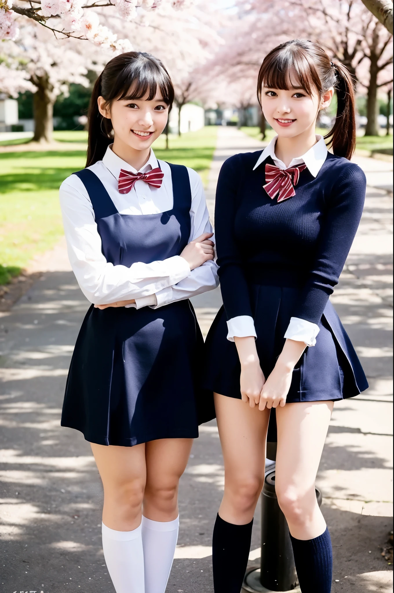 Realistic, girls, Asian s, Halloween costumes, dress, upskirt, innocent, smirk, showing panties, having fun, skirt