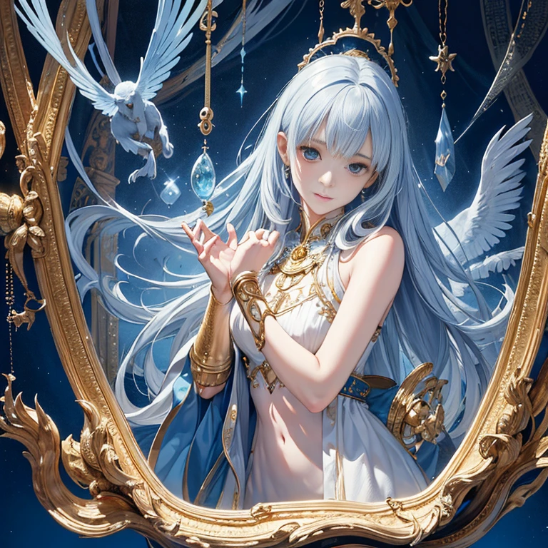 **331. One person。Personification of the canvas。The canvas is an embodiment of creativity and expression.。Cowboy shot or close-up。
masterpiece, best quality, ultra detailed (Detailed fingers), (Emotional), (Breathtakingly beautiful),
(main part: 1.2 Whole body。), (Anime Style), (Very detailed), (Canvas Personification),
(超High resolution, High resolution), (8k), (High resolution: 1.2), (Complex and beautiful: 1.2)**
- background: Art Studio、Unfinished paintings are displayed around the room.。
- Personification: Young woman, around 1、Wearing a dress reminiscent of white canvas fabric。
-pose: Put your brush to the canvas、A photo capturing the moment of painting。
-expression: A serious expression of concentration on creation。
- Effects: The colors on the dress shine、Effects that express the power of creativity。
-color: White and pastel colors、A color that symbolizes creativity and endless possibilities。