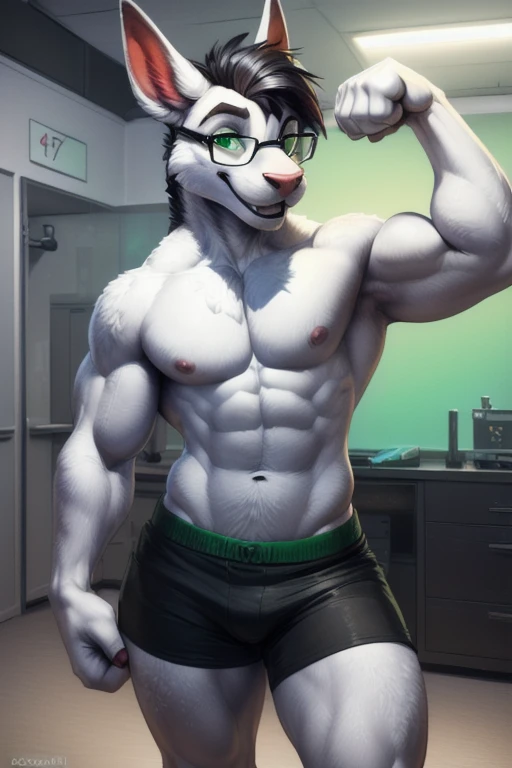 (( A green anthropomorphic lizard with glasses and flexing his muscles flexing in a testing room and is shirtless wearing black and green shorts and in a all white room testing room with a test tube behind him and good lighting)) , (by Homogenousrule, by Wildering, by Foxovh, by Catcouch), 4k,(by totesfleisch8 and
(( posing in a city for image )),Sharp gaze, hentai , anthro, shortstack, standing, looking at viewer,muscular, background, extremely detailed, 3d render, high quality digital art, huge thighs , detailed eyes, ,henati, good anatomy, good perspective at beach , front towards viewer,face up, by bebebebebe, by sicklyhypnos, by gerkk, by orf, ( by cutesexyrobutts, by darkgem, by zackary911, , ( by singafurian, by daftpatriot, sassy, cute, detailed face, handsome , seductive face, face, detailed mouth, hentai style, leo alvarez, bara, (posing:1.3), (soft shading), 4k, hi res, detailed hands, ((detailed face, (detailed eyes:1.0), detailed)), by zackarry911, by zaush, (by personalami:0.5), looking at viewer, image, navel, nipples, full body, one person focus, thick thighs, Hentai, day, sexy, sensual, detailed, uploaded to e621, beautiful and detailed male image of an anthropomorphic bunny ,(highres,:1.2), Smiling happy extremely detailed, photorealistic, 3d render , high quality digital art,Hentai artstyle, a close up of a person with a very large body and a very big body, huge ass, A green anthropomorphic lizard with glasses and flexing his muscles flexing in a testing room and is shirtless wearing black and green shorts and in a all white room testing room with a test tube behind him and good lighting