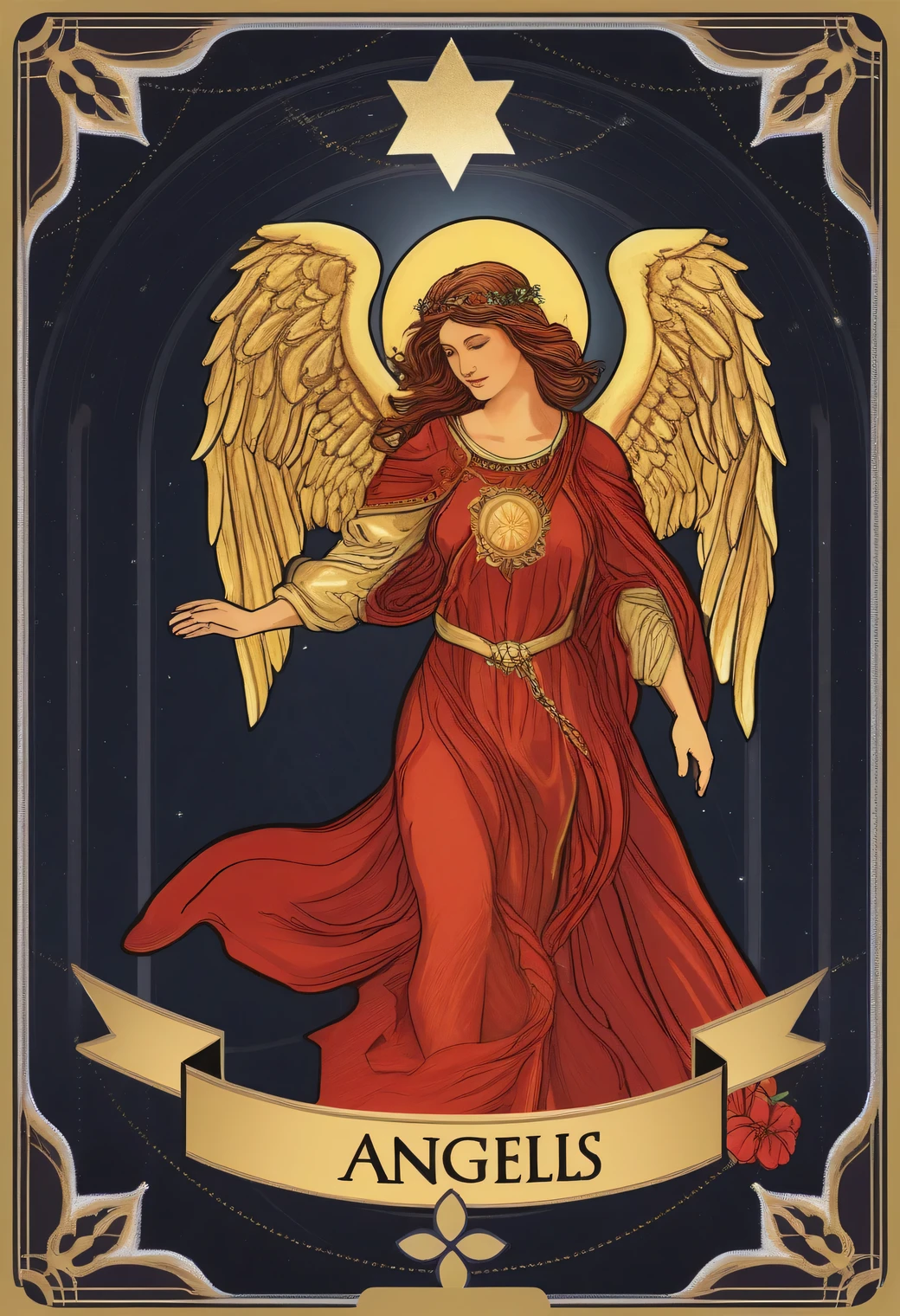 Tarot Cards design, realistic Tarot Cards, full compliance with the original Tarot Cards, ultra-friendly, ultra-detailed, clear, correct, full compliance with the theme of Angels, Tarot of Angels, Tarot Cards on the theme of Angels