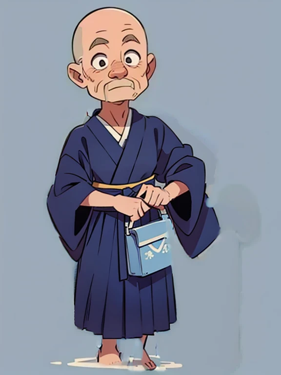 navy blue hakama,