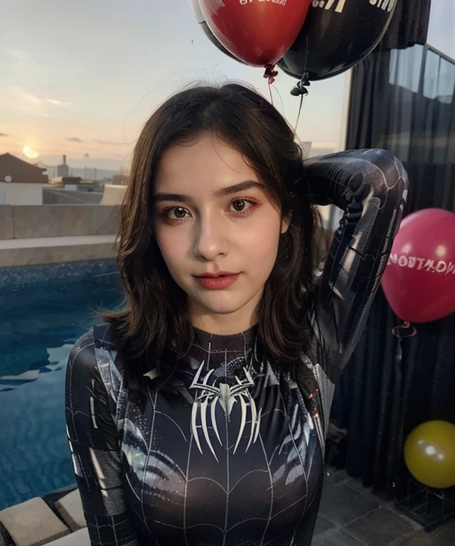 The stable diffusion prompt generated by your prompt assistant for the given theme "17 years old" is as follows:
"A girl celebrating her 17th birthday, beautiful detailed eyes, beautiful detailed lips, extremely detailed face, delicate features, youthful appearance, wearing a colorful party dress, surrounded by balloons and confetti, standing against a romantic sunset, with vibrant colors, perfect lighting, and a dreamy atmosphere, captured in a high-resolution photograph, resembling a stunning masterpiece:1.2, showcasing the joy and excitement of turning 17."
