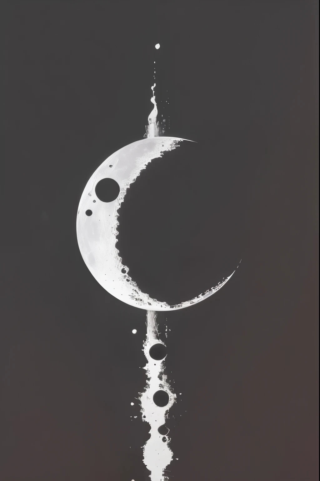abstract moon