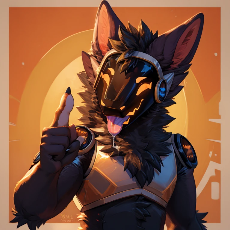 Protogen,brown fur,orange panels,femboy,balls,penis,animal genitalia,knotted penis,horny face,open mouth,looking at viewer,pre cum,pointing finger at viewer,cute,thing ass,looking at viewer,one hand pointing at mouth,open nouth,tongue out,saliva liot