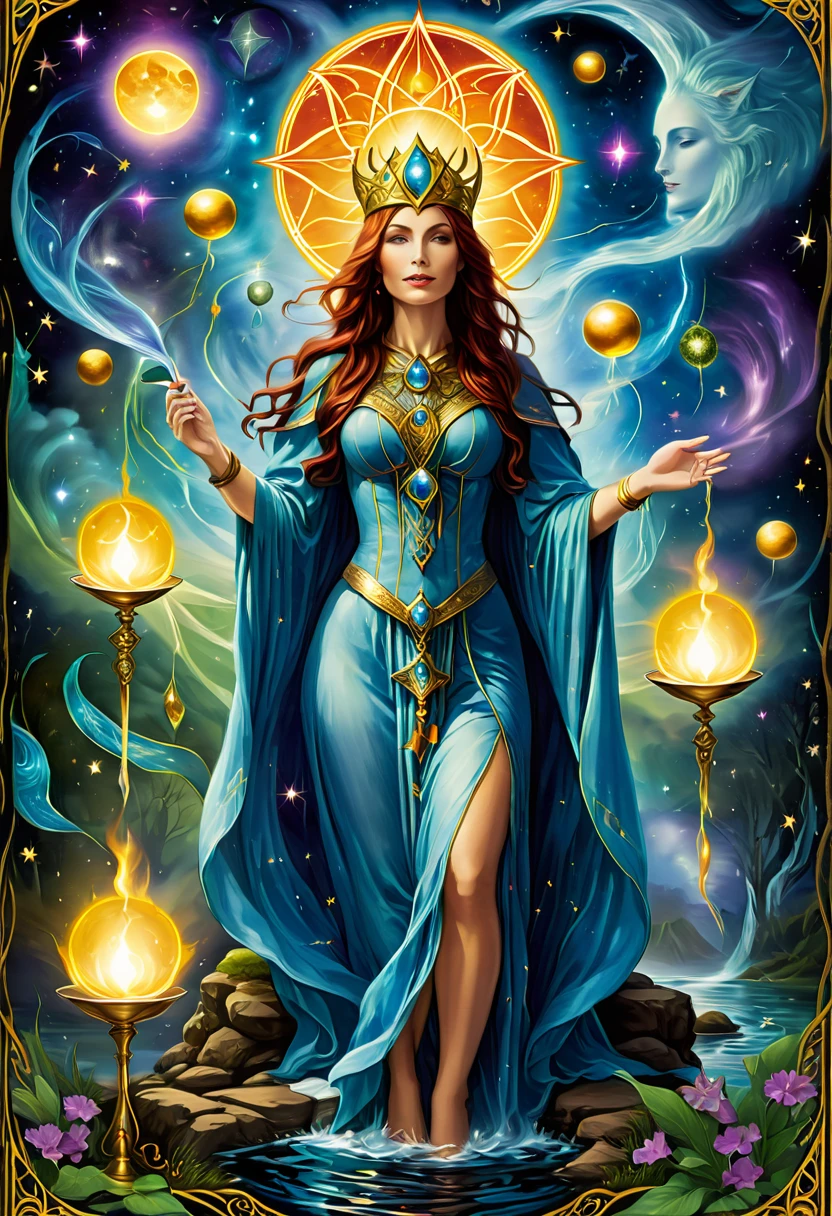 Tarot cards, mystical medium
