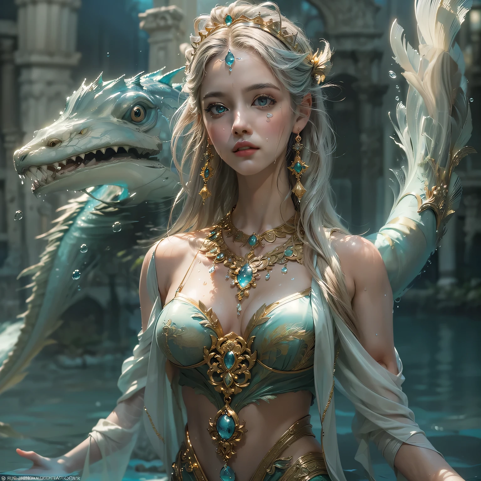 After erasing the original image, redraw the tail to blend in with the surroundings.