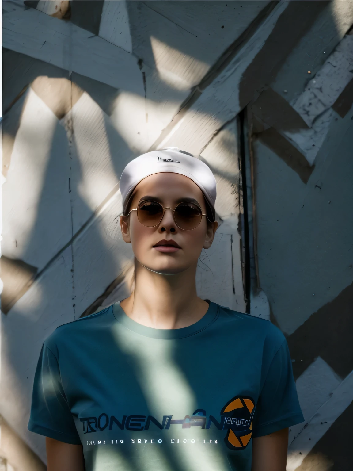 arafed woman leaning on a ladder with a green t-shirt, jean et t-shirt, renaissance, photo officielle du produit, t-shirts graphiques, full body intertwined view, tendance sur teemill, photo du produit, Gemma Chen, Image officielle du produit, image publicitaire, Normal Clothing, tendance sur r/vêtement de rue, t-shirt blanc, t-shirt blanc