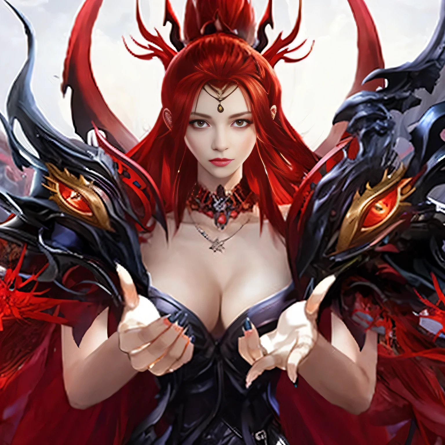 Large-breasted animal ears