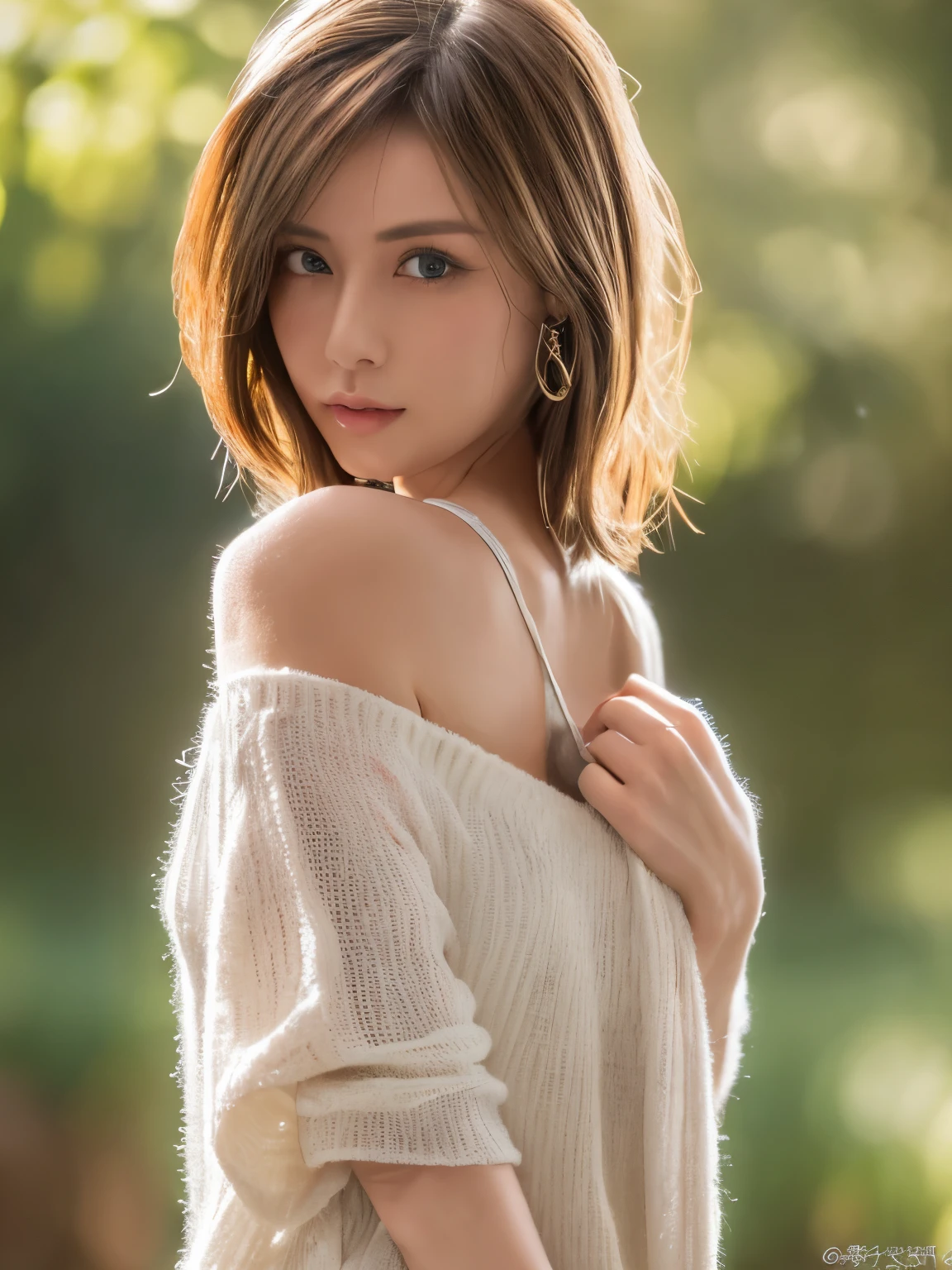 (highest quality,4k,masterpiece:1.2),real image、8k、highest quality、Beautiful woman,1 girl,sexy:1.1,dark yellow hair:1.1,woman inside ,Soaking wet Japanese ,super detailed face,lip details,big eyes,double eyelid,miniskirt white stockings,stand up、((whole body))