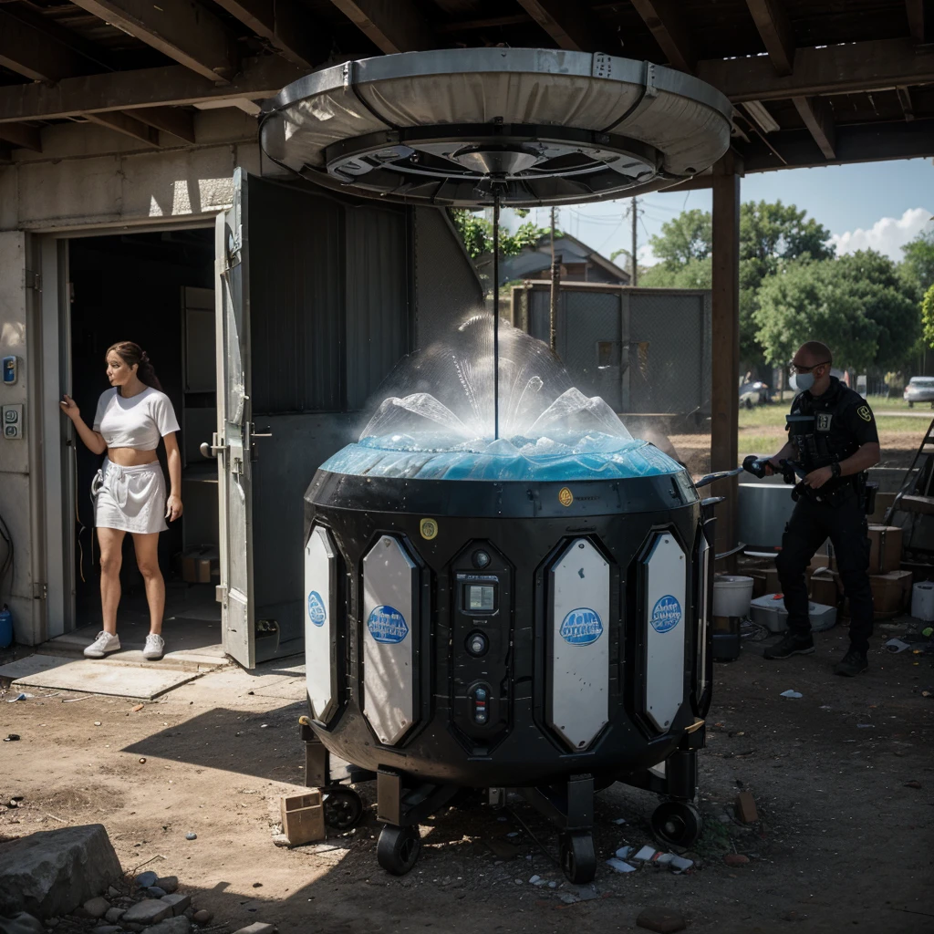 In response to the perceived threat, the five tested the unfinished component of their time machine, seeking insights into the nature of their pursuer. Unexpectedly, they found themselves thrust into an alternate universe where the 16th-anniversary time reset failed, and their water purification company had succumbed to a rival invention.